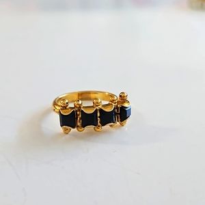 DYLANLEX Black Stone Sage RiNG SiZe 5